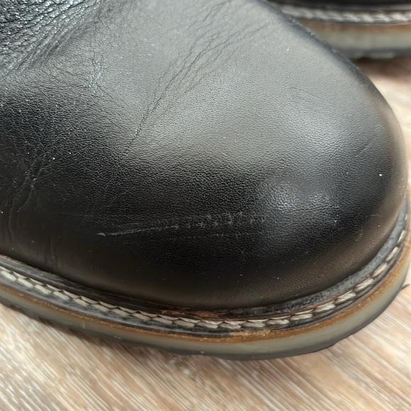 Bulle Black Boots Leather Wool Men's Size 10 EU 43 Lace Up - Picture 14 of 14